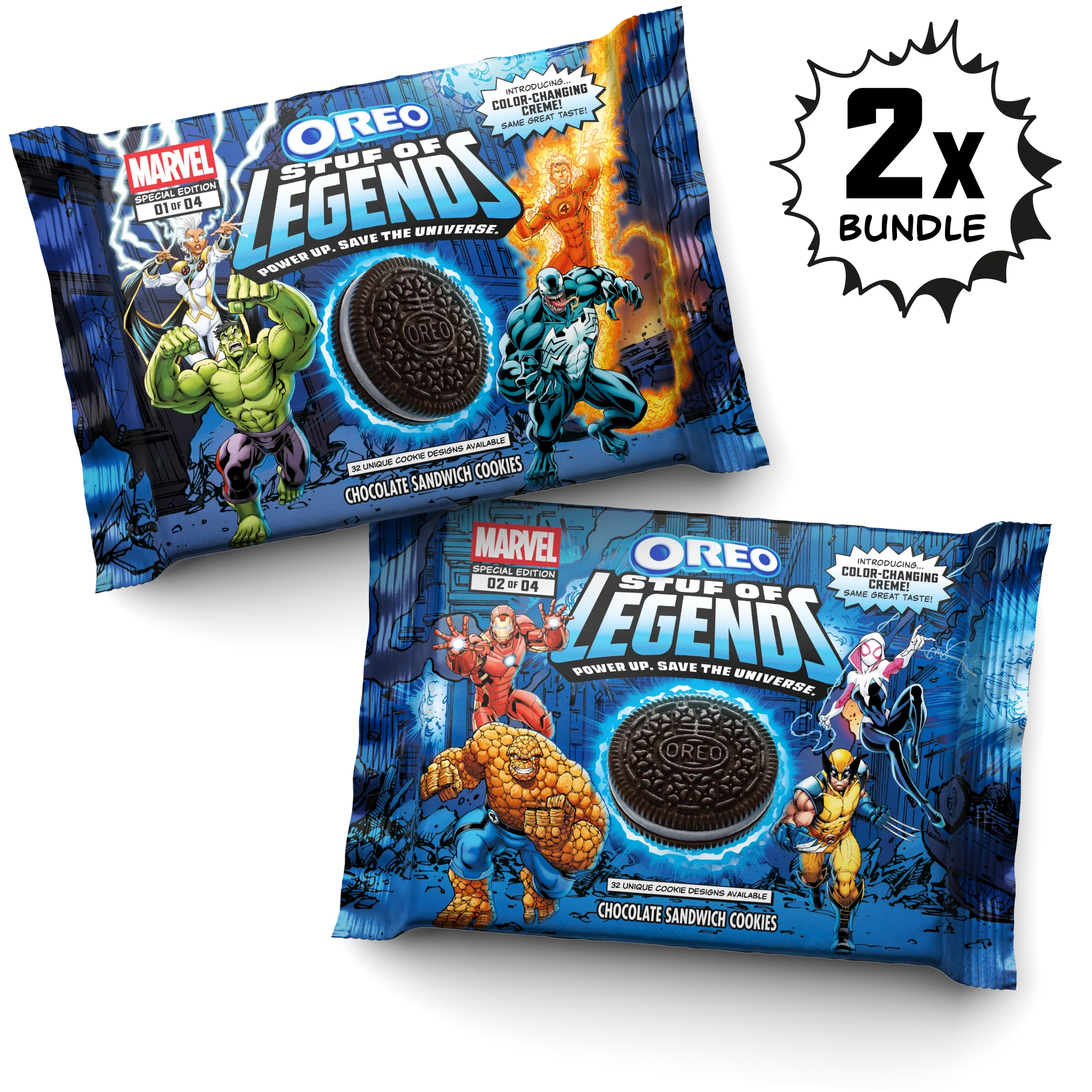 Marvel OREO Stuf of Legends Cookies, 2 Pack