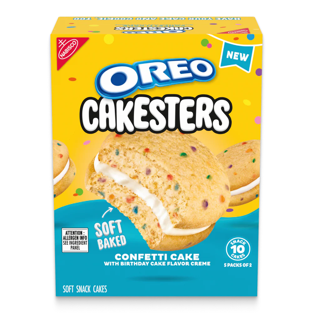 Cakesters Confetti Cake Soft Snack Cakes, Snack Packs