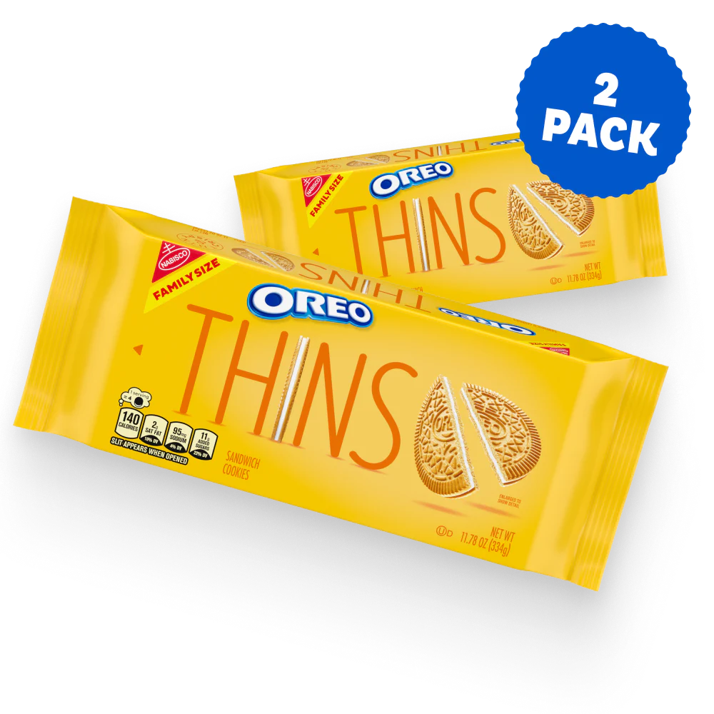 Thins Golden Sandwich Cookies, Family Size, 2 Pack