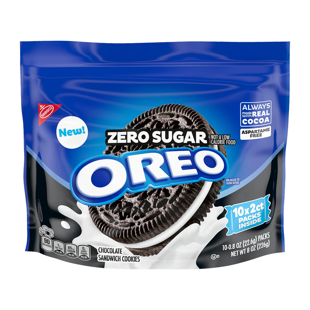 Zero Sugar Chocolate Sandwich Cookies, Snack Packs, 2 Pack - Image 2
